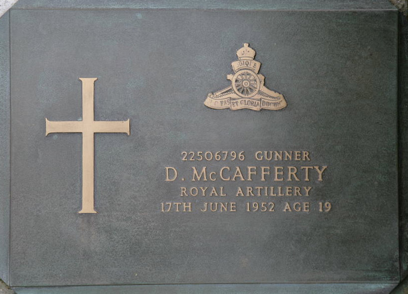 McCAFFERTY D 