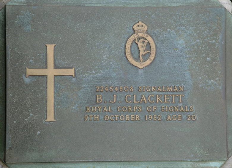 CLACKETT B J