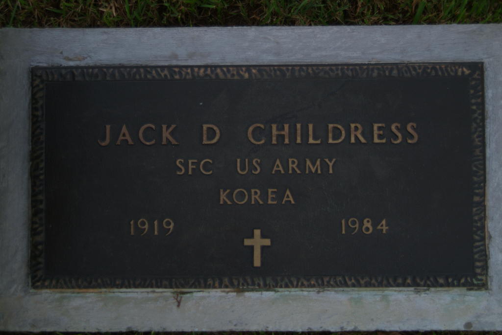 CHILDRESS JACK D