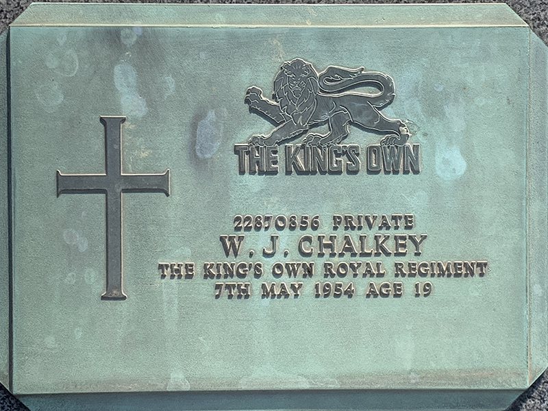 CHALKEY W J