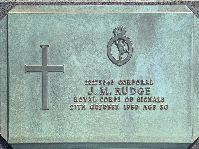 RUDGE J M